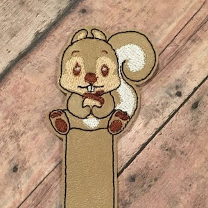 Squirrel Bookmark - In The Hoop - DIGITAL EMBROIDERY Design