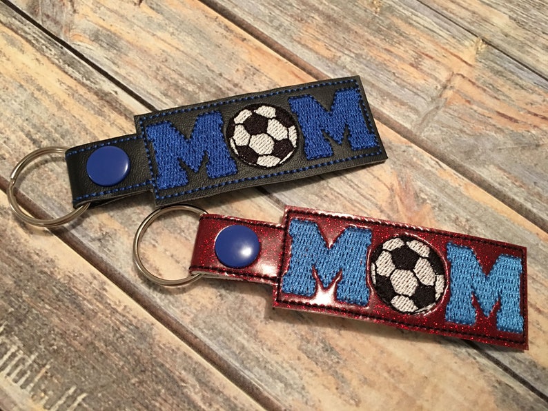 Sports Mom Bundle 7 Designs Included Key Fob In The Hoop DIGITAL Embroidery DESIGN image 7
