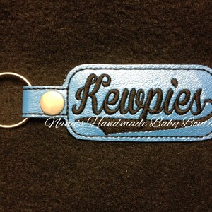 Kewpies - In The Hoop - Snap/Rivet Key Fob - DIGITAL EMBROIDERY DESIGN