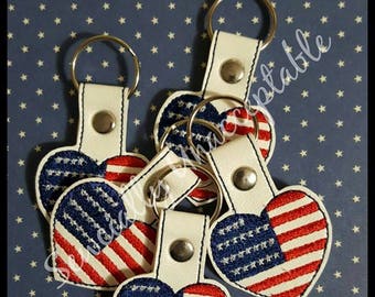 Estados Unidos - Estados Unidos - bandera - llavero Digital diseño diseño del bordado