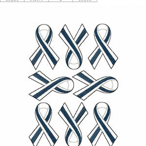 Thin Blue Line - Police - Support - Awareness Ribbon - FELTIE Design ...