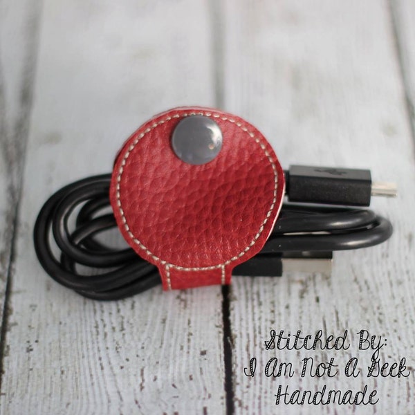 Blank Circle - Cord Holder - In The Hoop - DIGITAL Embroidery Design