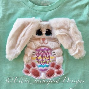 3D Bunny - Easter Bunny - Floppy Ears  -  4 Sizes Included -  DIGITAL Embroidery DESIGN