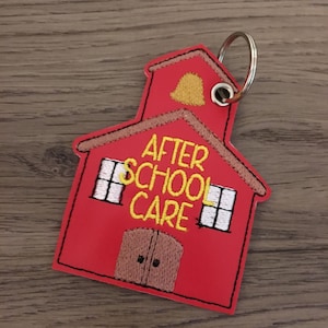 After School Care  - BAG TAG- Digital Embroidery Design