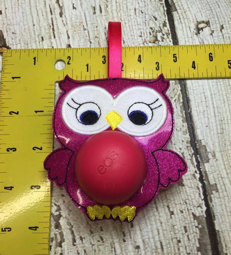 ITH Owl Sphere/Egg Lip Balm Holder Lip Gloss 4 x 4 Etsy