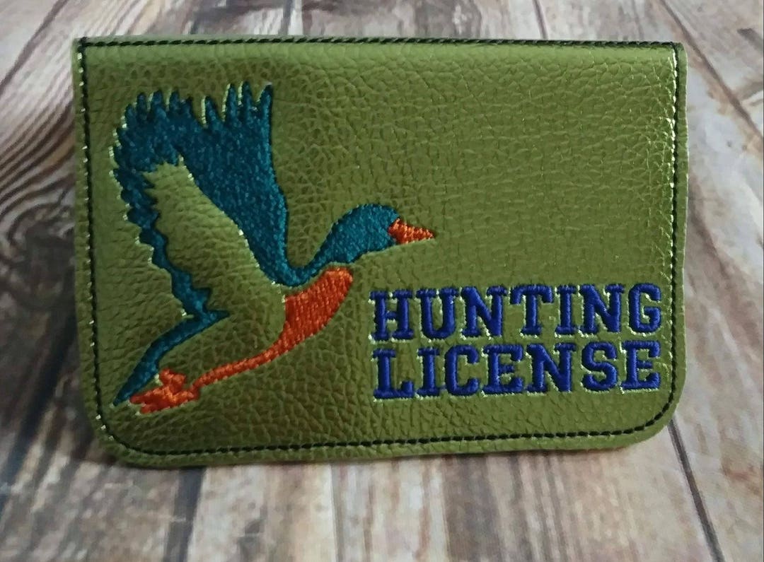 Duck Hunting License Holder ID Business Card 5 X 7 Only Etsy