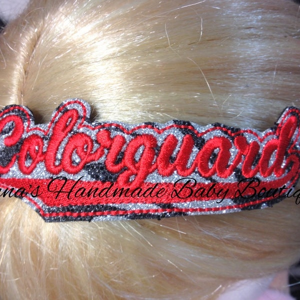Colorguard - Team Headband Slip On - DIGITAL EMBROIDERY DESIGN