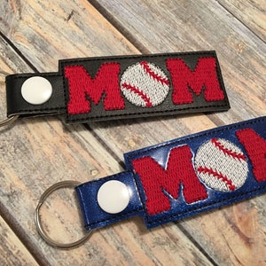 Sports Mom Bundle 7 Designs Included Key Fob In The Hoop DIGITAL Embroidery DESIGN image 3