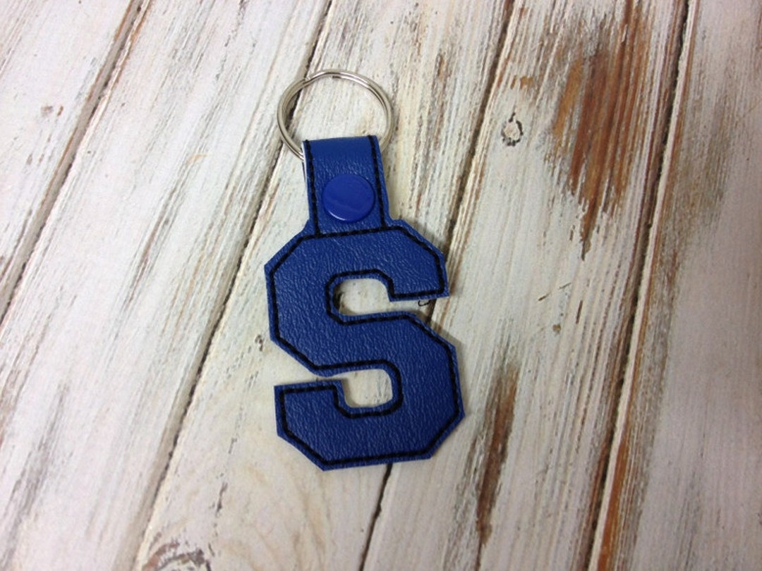 2 Inch Letter s SNAP Key Fob in the Hoop DIGITAL Embroidery DESIGN Etsy