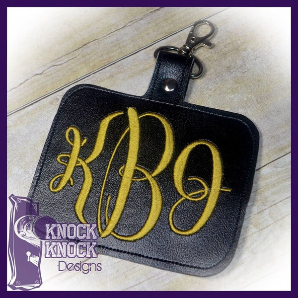 BLANK Rounded Rectangle 3.5 Tall X 4.5 Wide - In The Hoop - BAG Tag - DIGITAL Embroidery Design