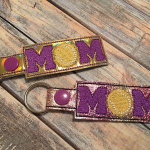 Sports Mom Bundle 7 Designs Included Key Fob In The Hoop DIGITAL Embroidery DESIGN image 8