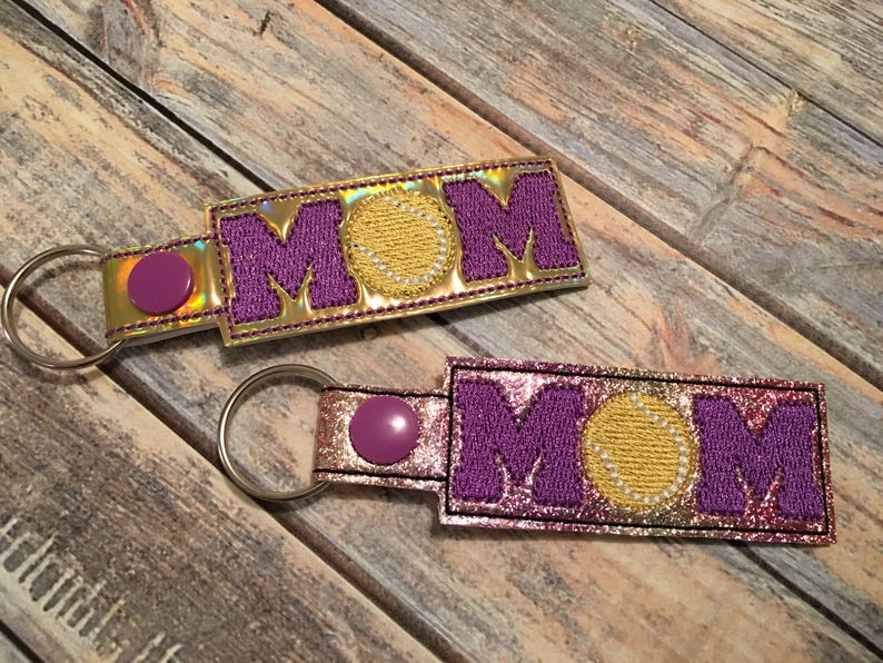 Sports Mom Bundle 7 Designs Included Key Fob In The Hoop DIGITAL Embroidery DESIGN image 8