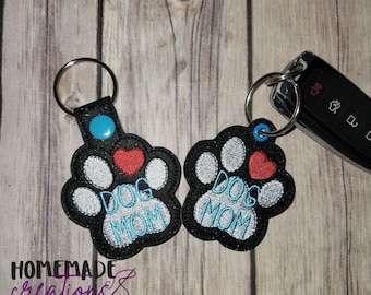 Cat Paw Keychain For Pet Lovers - Stainless Steel Paw Print Keyring Gift For Cat Owners