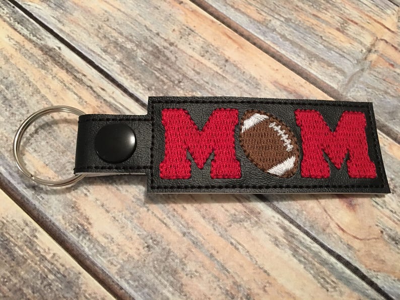 Sports Mom Bundle 7 Designs Included Key Fob In The Hoop DIGITAL Embroidery DESIGN image 5