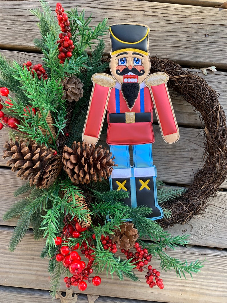 LARGE Nutcracker Feltie Wreath Set 5 X 7 6 X 10 and 8 X Etsy
