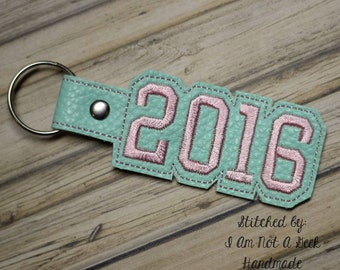 2016 SNAP Key Fob In The Hoop - DIGITAL Embroidery DESIGN