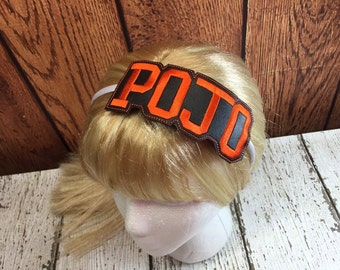 POJO - Team Headband Slip On - DIGITAL EMBROIDERY Design