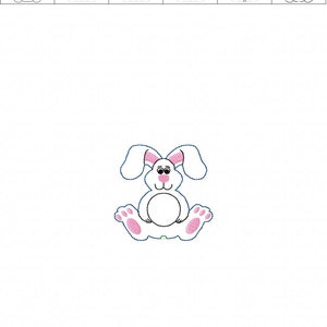 Bunny Sucker Lollipop Holder Easter Candy Holder In The Hoop DIGITAL Embroidery DESIGN image 3