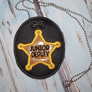 Junior Vice 5 punto distintivo - collana - forze di polizia - Cop - - nel canestro - Ricamo Digital Design