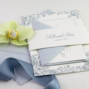 Letterpress Wedding Invitation