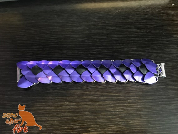 Purple and Black