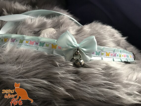 Blue Butterfly Ribbon