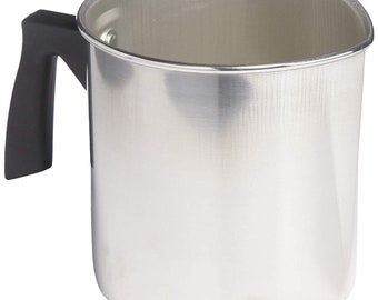 Candle Wax Pouring Pitcher Pot: Wax Melting Pot with Drip-Free Spout & Burn-Safe Handle
