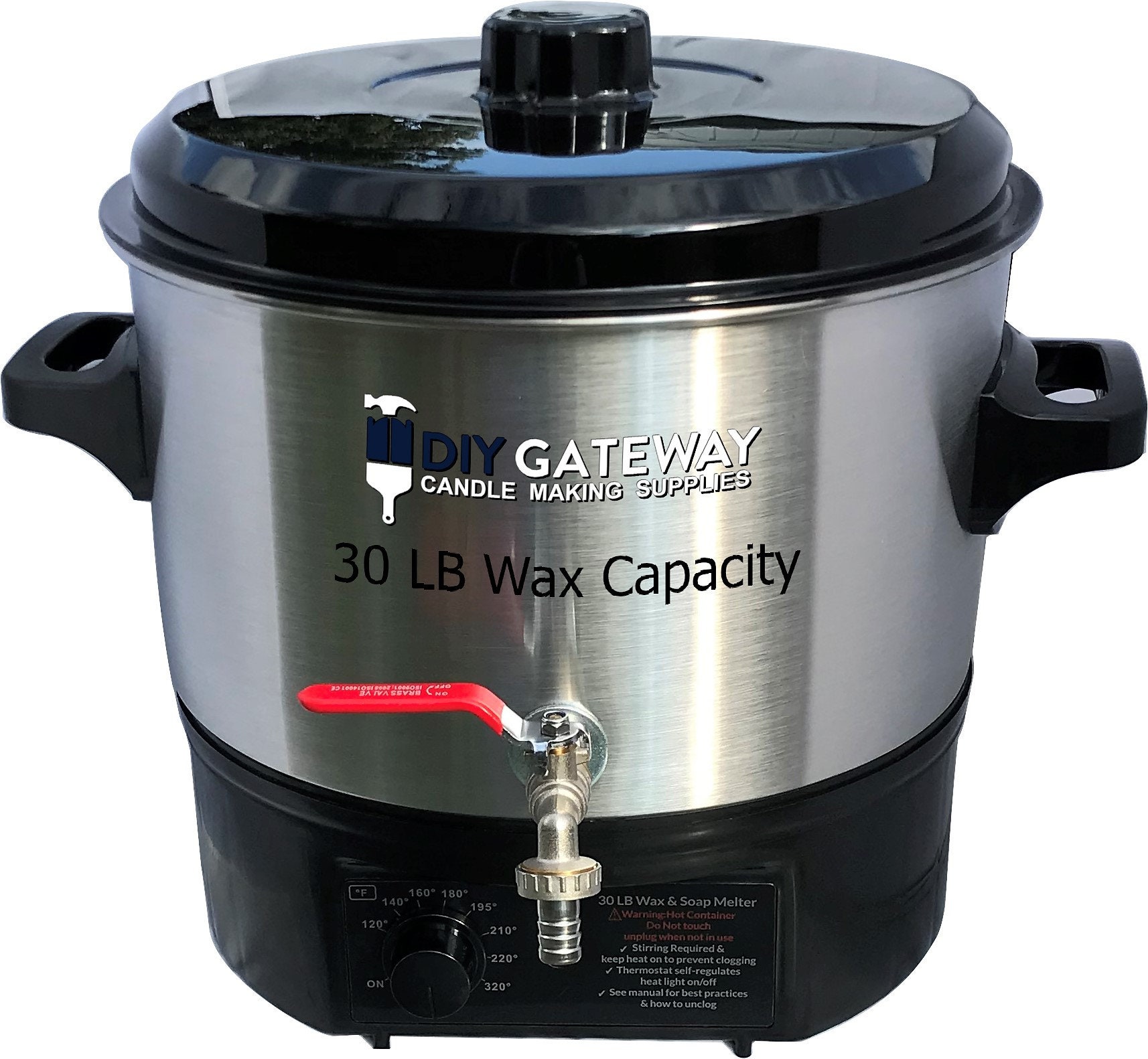 Large 17.5 LB Wax Melter for Candle Making: Electric Wax Melting Pot