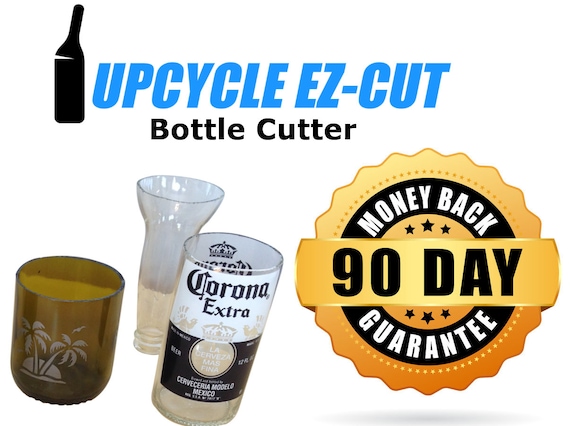 Glass Bottle Cutter Bottle Cutter DIY Glass Cutter Craft Bottle Cutting  Machine with Fixing Rubber Ring, Sandpaper