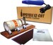 Glass Bottle Cutter (Deluxe) Kit, Upcycle EZ-Cut: Beer & Wine Bottle Cutting + Edge Sanding Paper and Heat Tool 