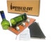 Glass Bottle Cutter Kit: Regular Kit to Make Glasses from Wine/Beer Bottles + Edge Sanding Paper 