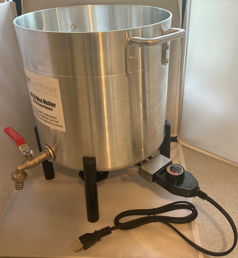 35 LB Large Wax Melter for Candle Making Electric Aluminum Etsy