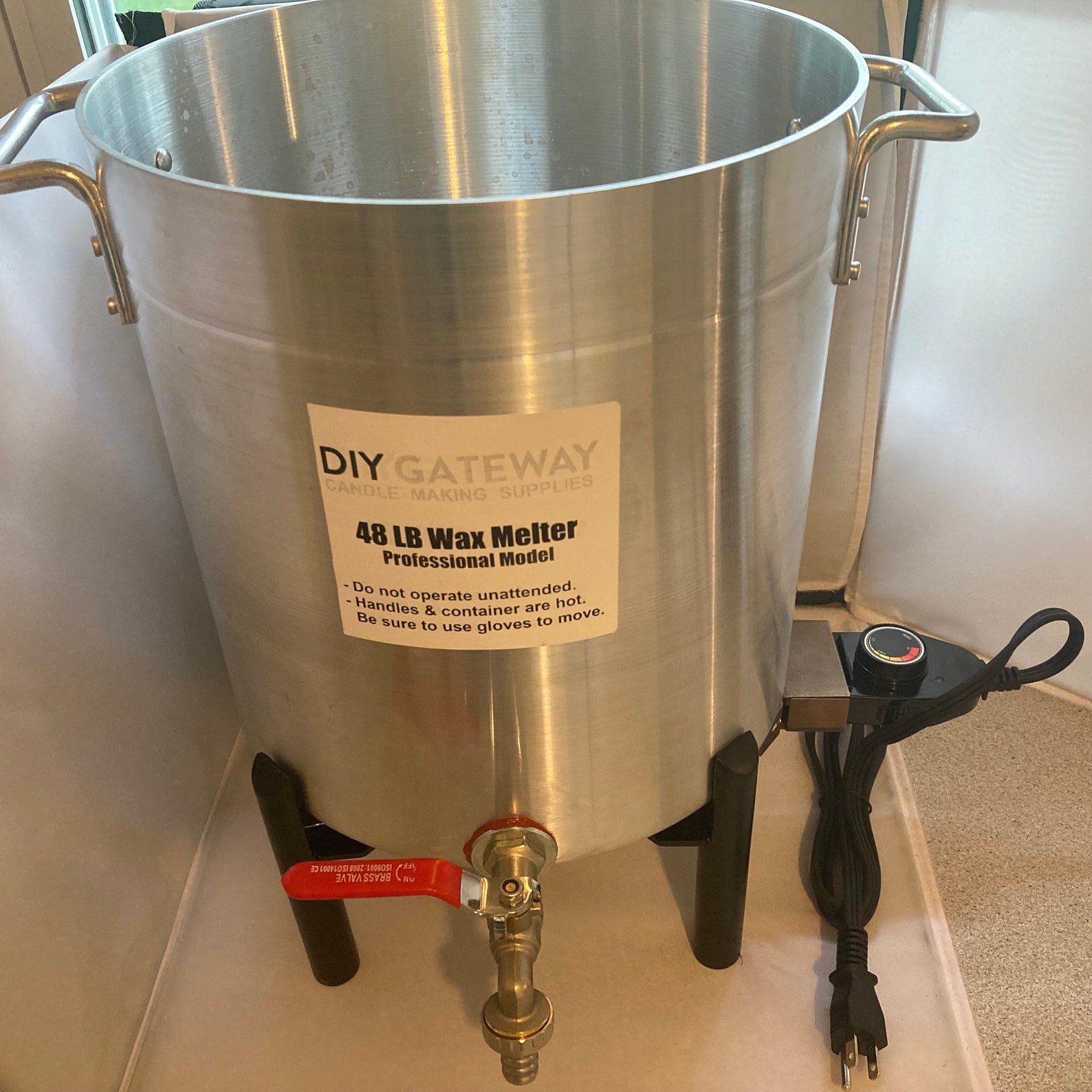 42 LB Super Large Wax Melter for Candle Making Electric Aluminum Wax