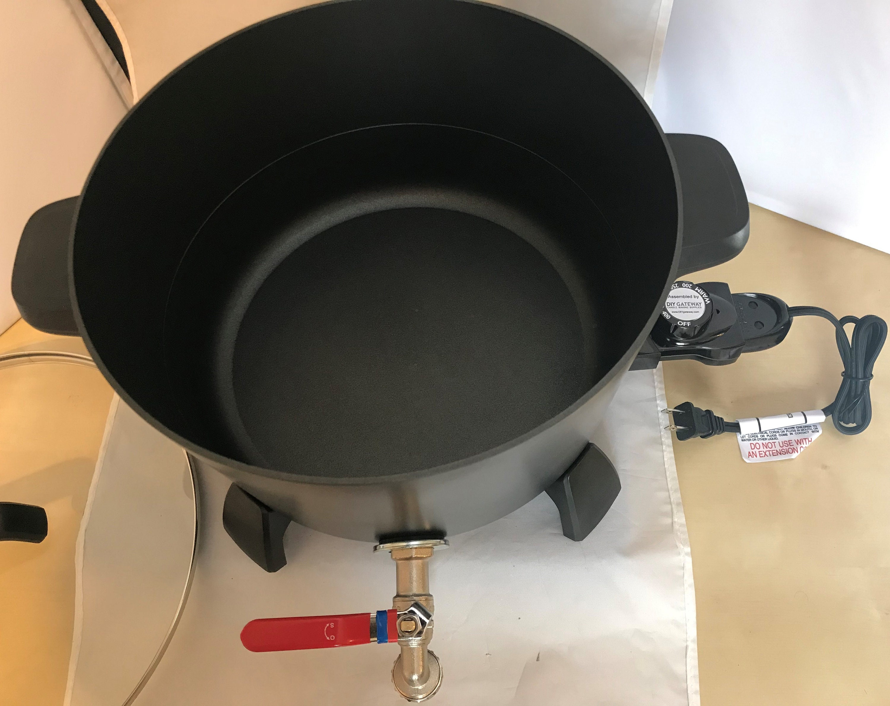 Wax Melter For Candle Making - Extra Large Electric Wax Melting Pot With Quick Pour Spout, 80-212°F Temp Control, Easy Clean, For Bulk Production Candle Soap Business,25L