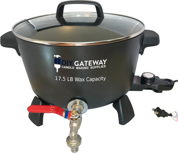 Wax Melter for Candle Making: Extra Large 17 LB Wax Capacity