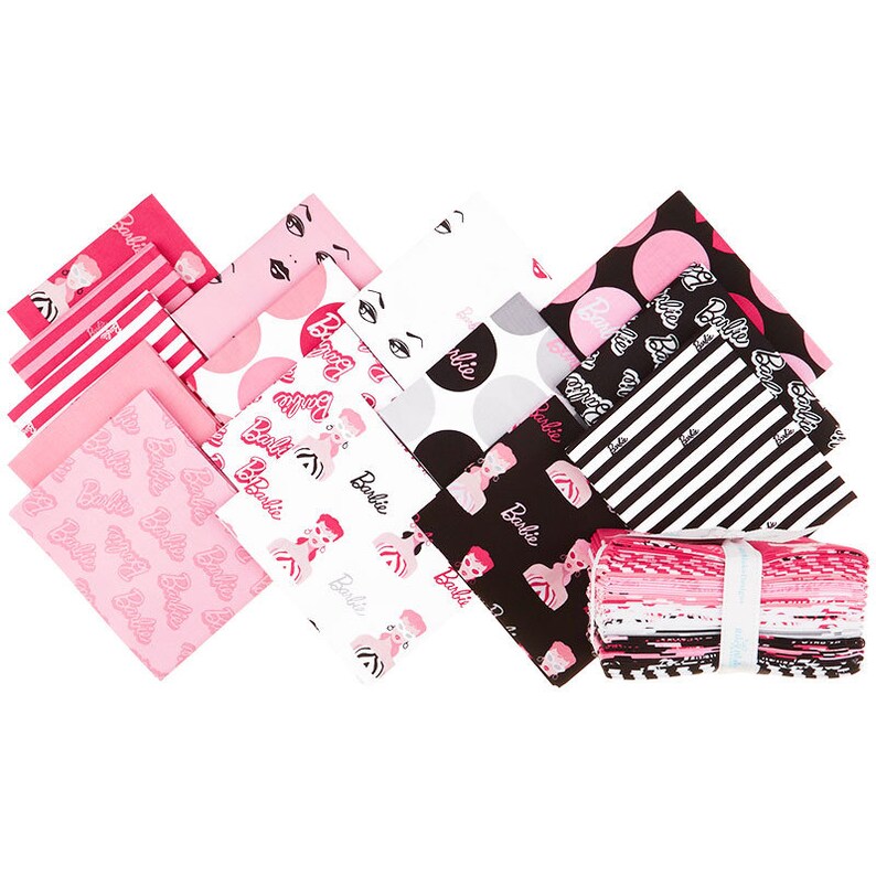 Riley Blake: Barbie Fat Quarter Bundle 15 Pieces FQ-9730-15 | Etsy