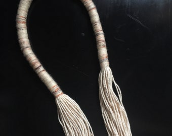 Fiber Wrap Necklace