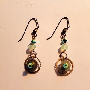 Steampunk Gear Earrings