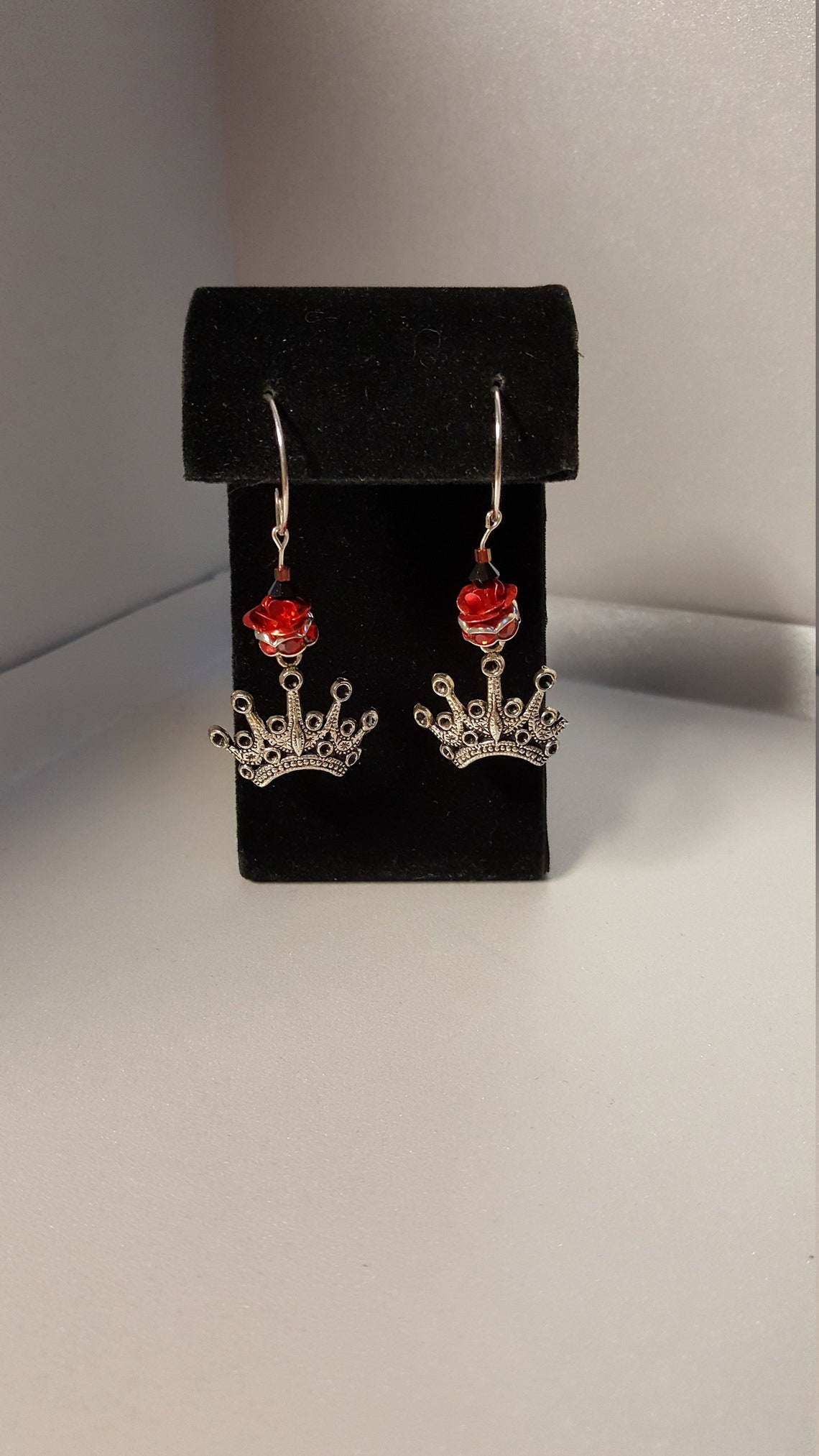 Wonderland Red Queen Earrings Etsy
