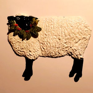 Weihnachtsornament Schaf