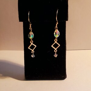 Boucles d&#39;oreilles en cristal de Swarovski