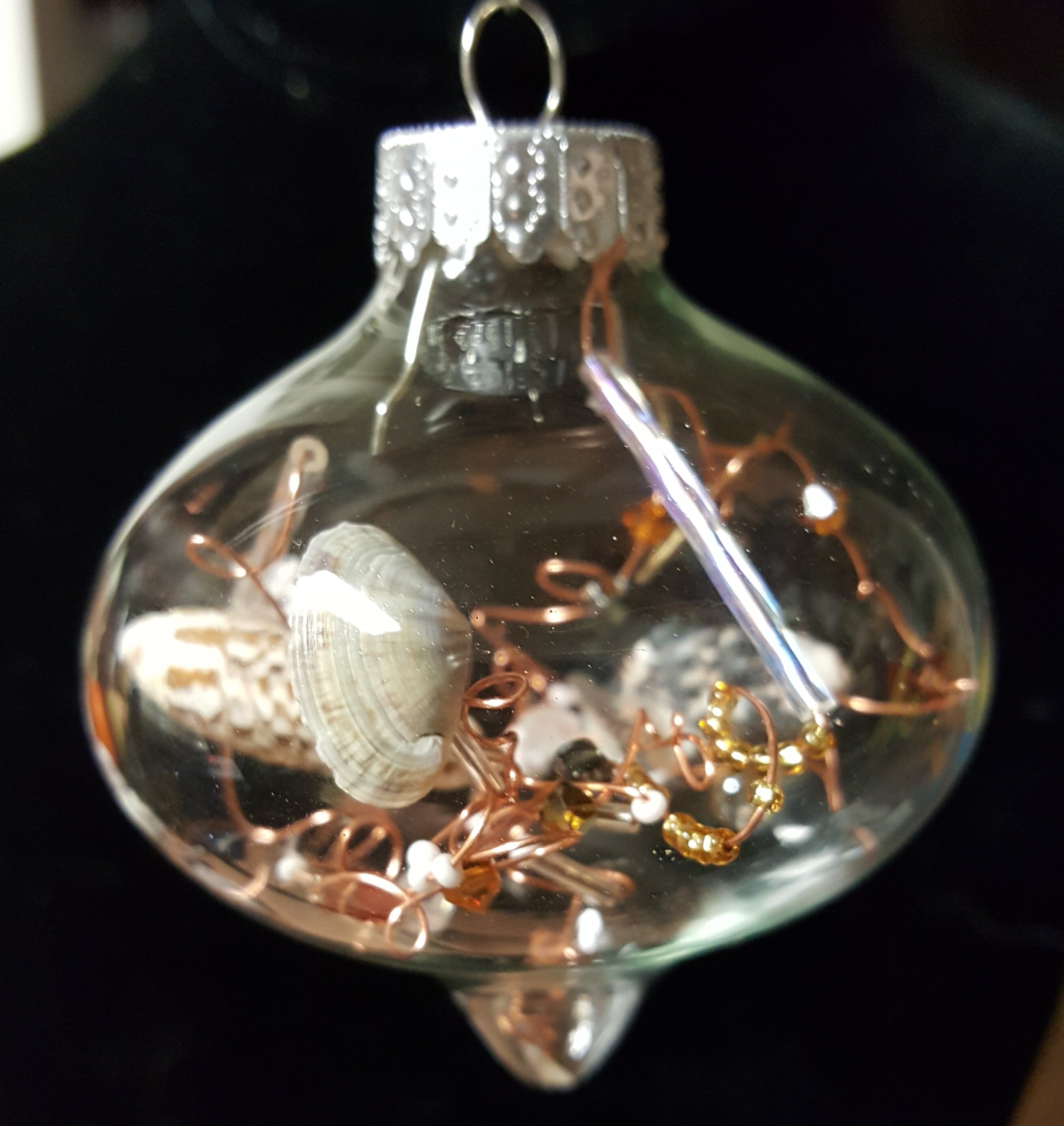 Whimsical Shell Christmas Ornament Etsy Norway