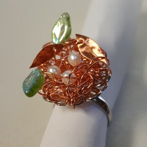 Spring Birds Nest Ring