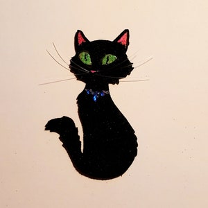 Halloween Katze Ornament/Magnet