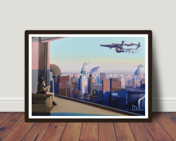 Tifa Final Fantasy Vii Large Print 42x59 Cm Poster
