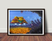 Metroid - Large A2 Poster 42x60 cm - print