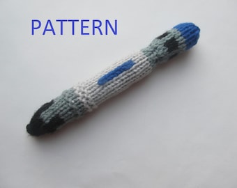 Sonic Screwdriver Knitting Pattern