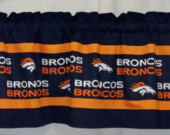 Broncos Curtains Etsy