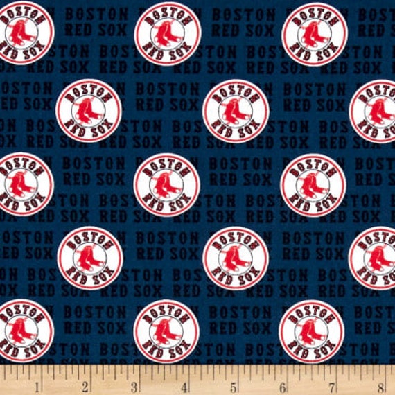 Boston Red Sox Sm Logo Mlb Baseball Valance Curtain Panels Etsy