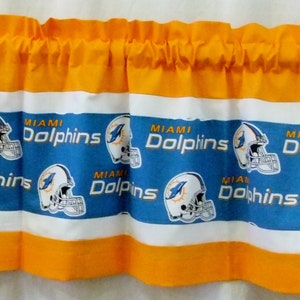 Footballs and Helmets on blue Background Custom Valance Curtain 52 /& 80 W x 13 L Choose Lined or UnLined 40